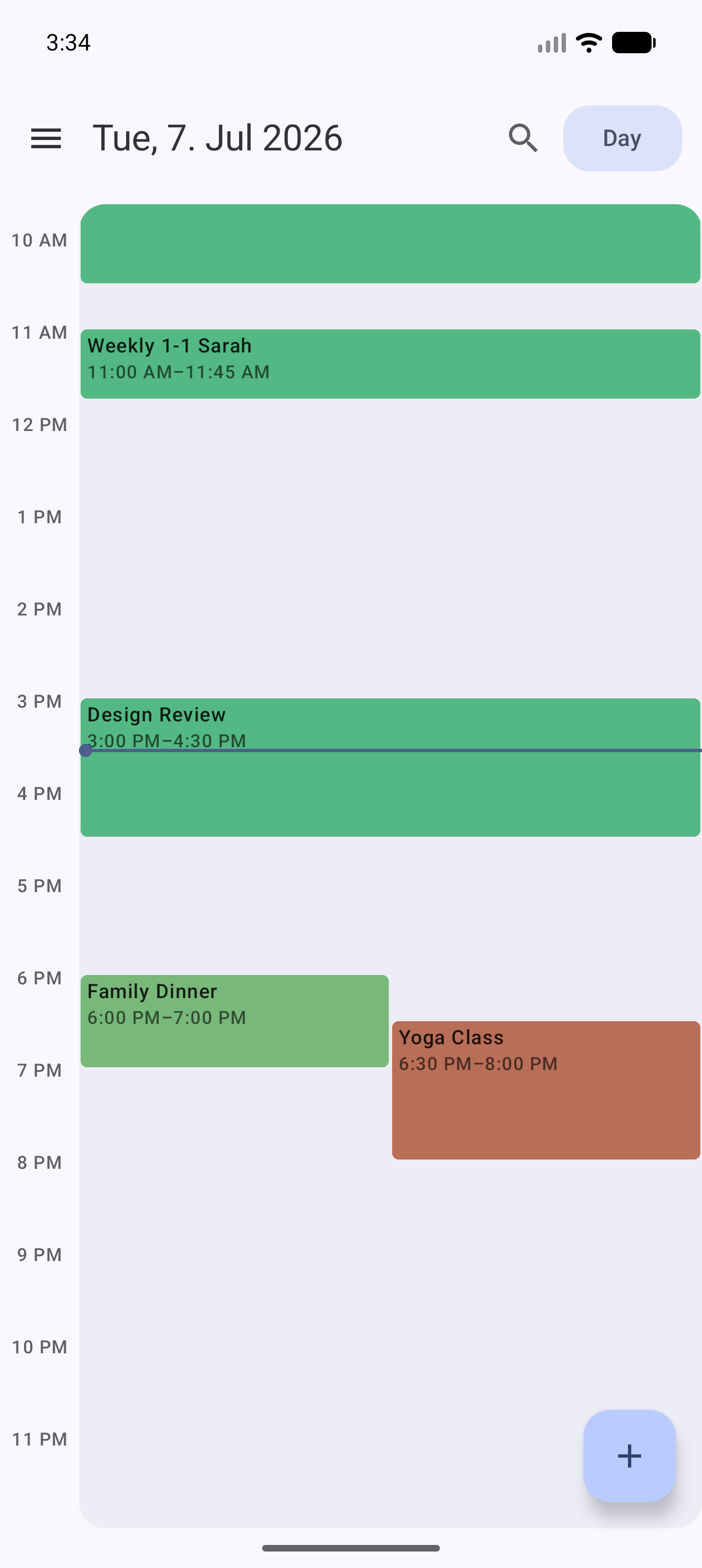 Day view